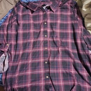 Rue plaid long sleeve